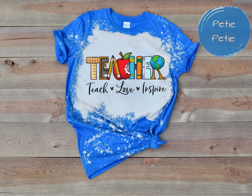 *CUSTOM* Adult Teacher Bleach Tee