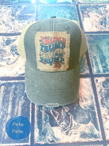 Floral Trump Patch Hat