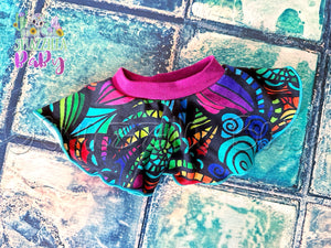 Rainbow Vines Doll Skirt