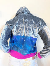 Adult XXS Galaxy Cat Upcycle Hoodie