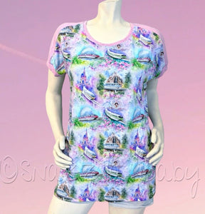 Ladies' Small Watercolor Parks Top