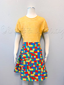 Kids' 8 Building Blocks Dress