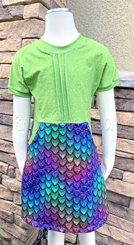 Kids' 6 Dragon Scales Dress