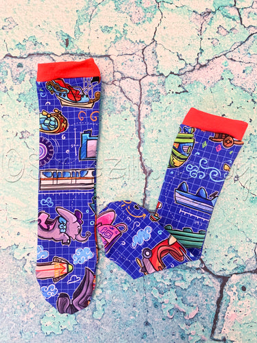 Toddler Ride Vehicles Socks