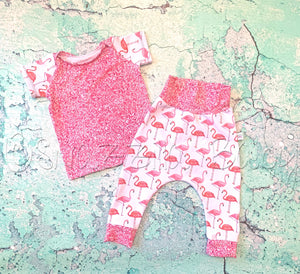 12-18m Flamingo Outfit