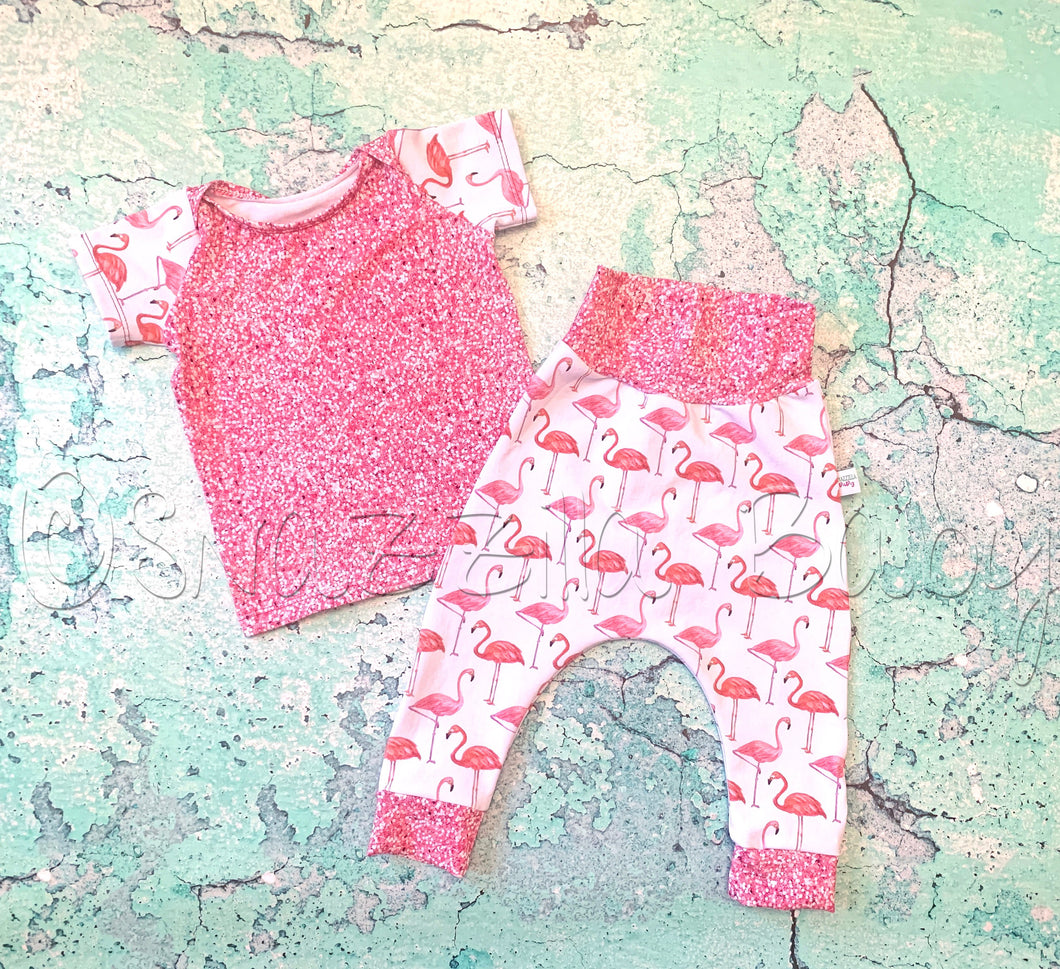 12-18m Flamingo Outfit
