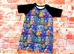 3T Stained Glass A-Line Dress