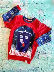 Kids' 6 "Happy WHOlidays" Top