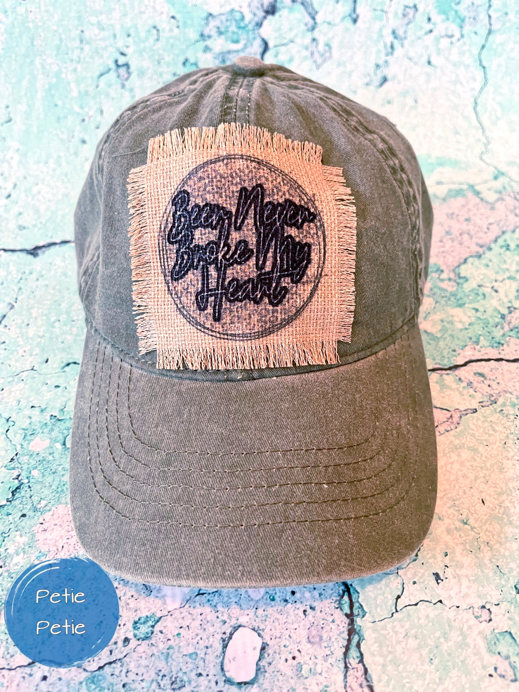 Beer Never Broke My Heart Patch Hat