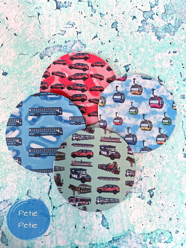 Magical Vacation Vehicle Coasters